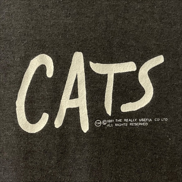 Vintage 80s | CATS The Musical Single Stitch Tee - Picture 4 of 9
